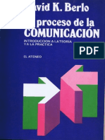 El Proceso de La Comunicacion - David Berlo