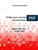 El MERCOSUR y La Promoción de Inversiones (1)