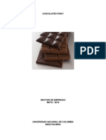 Formulación Empresa de Chocolates