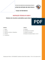 IT 24 - 2011 - Sistema de Chuveiros Automáticos Para Áreas de Depósito