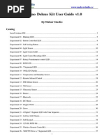 Arduino Deluxe Kit User Guide v1.0