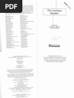 Michel de Certeau - The Certeau Reader | PDF