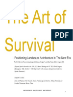 The Art of Survival: How Landscape Architecture Can Address Today's Challenges