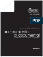 Acercamiento Al Documental en La Historia Del Audiovisual Colombiano PDF