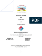 Download A Project Report on Marketing of Dominos by jyoti SN25049887 doc pdf