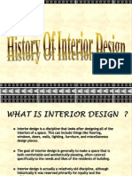  History of Interior Designing