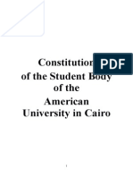 Constitution Student Body Auc 2012