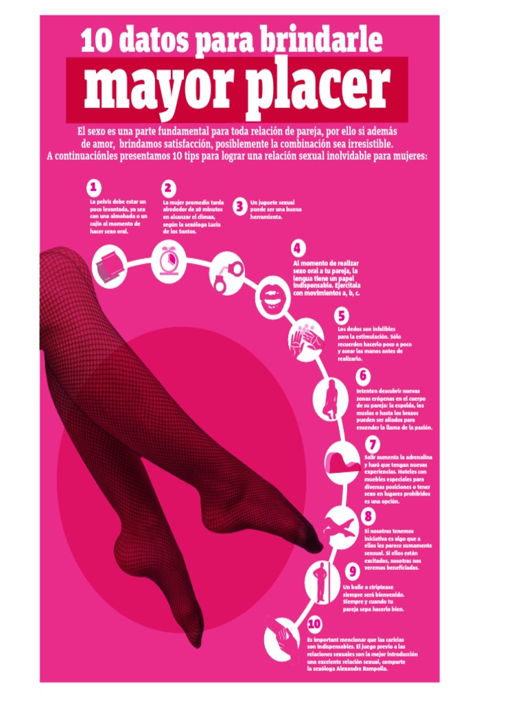 Infografía: 10 Datos para Brindarle Mayor Placer | PDF
