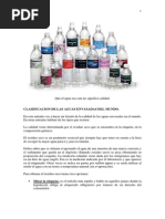 Clasificacion de Las Aguas Envasadas Del Mundo
