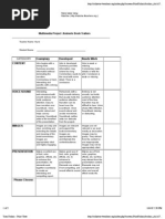 Book Trailer Rubric