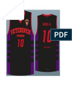 Jersey Basketball Veteriner UNHAS