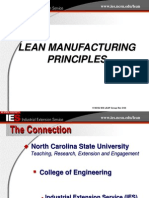 Lean Manufacturing Principles 
