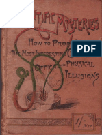 Chemistry - 1891 - Scientific Mysteries - Simple & Effective Experiments - How to Produce the Most Interesting Chemical,Physical,& Optic