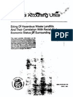Siting of Hazardous Waste Landfills and Their Correlation with Racial and Economic Status of Surrounding Communities