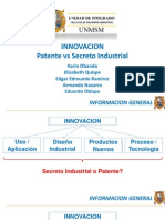 Innovación - Patente vs Secreto Industrial