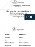 ISBM MBA Degree Mumbai Courses Reviews