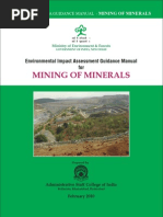 Mining Guidelines Manual For EIA Preparation