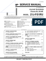 Sharp 21j-Fg1ru Ga-4m Service Manual PDF