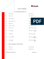 Guía 1 Derivadas