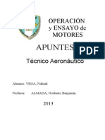 OPERACIÓN  y ENSAYO de             MOTORES