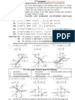 Trignometry Inverse