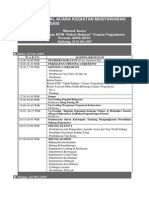 Contoh Manual Acara Kegiatan Musyawarah Kerja Organisasi