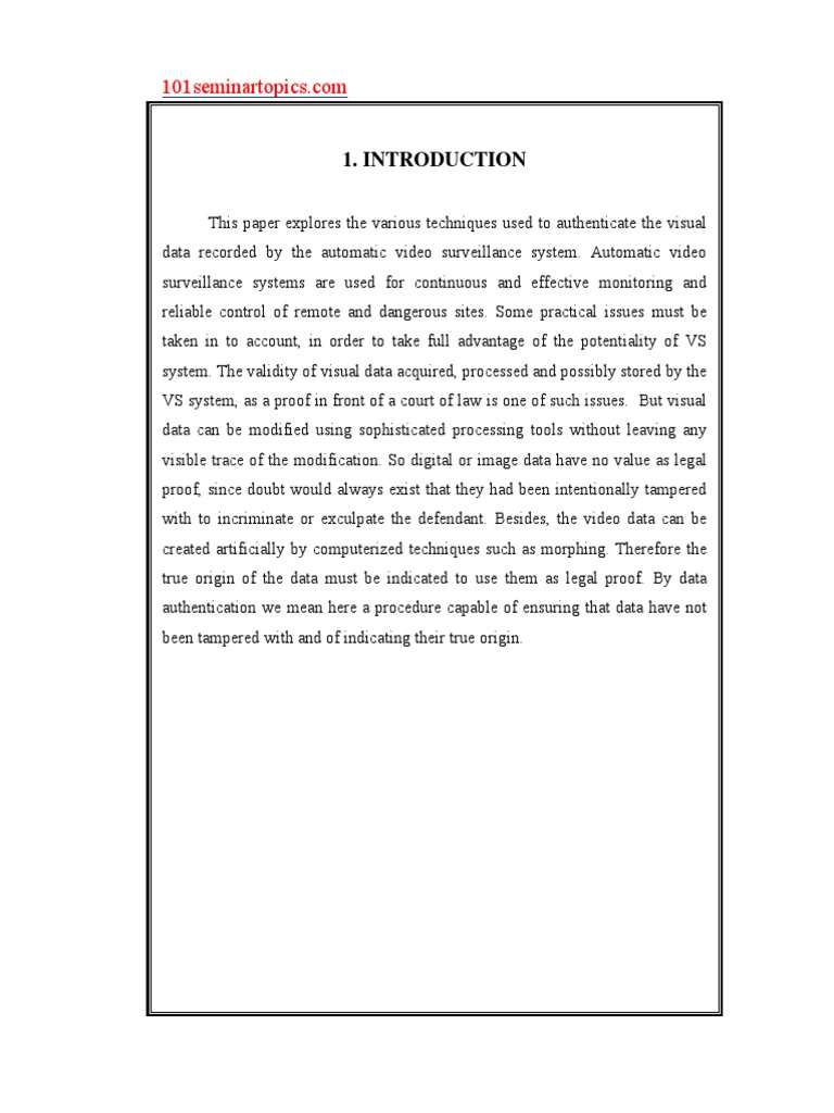 Image Authentication PDF | PDF | Computers