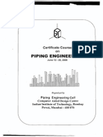 Piping Engineering-Iit Material PDF