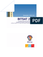 BITSAT 2015 Brochure