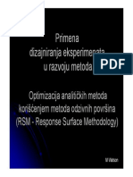 Razvoj Metoda RSM PDF