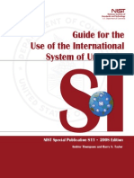 Guide for the Use of the International System of Units