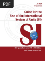 Guide for the Use of the International System of Units