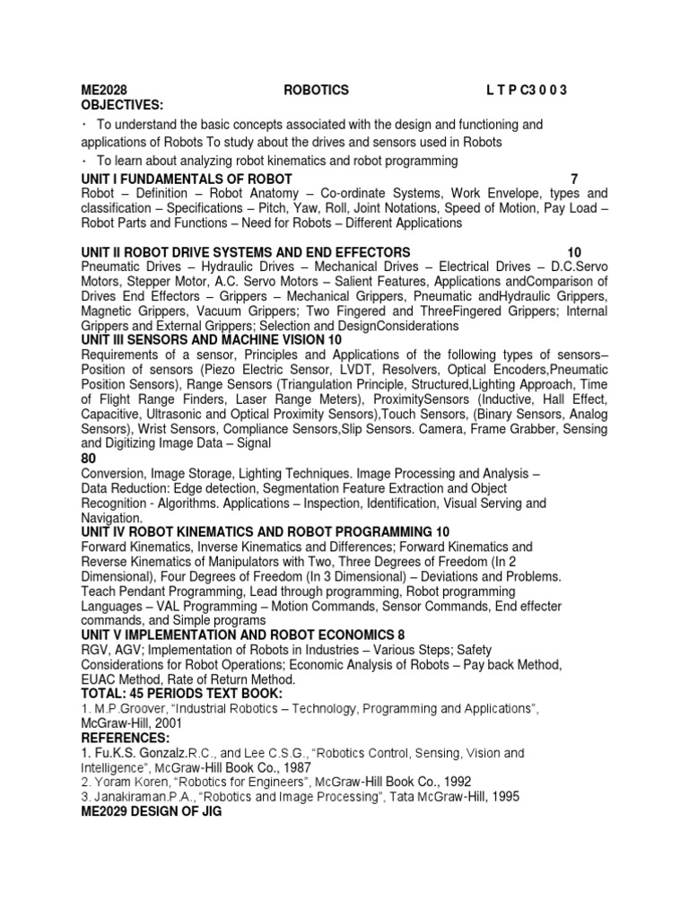 Robotics | PDF | Computers