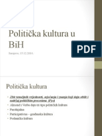 Politicka Kultura BiH