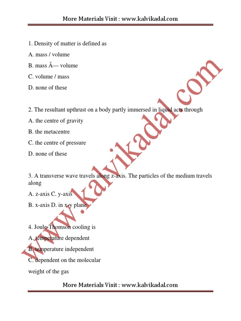 TNPSC Study Materials For Group 4 | PDF | Carbon | Light