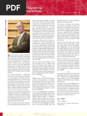 Harvard SEAS, Newsletter, Fall 2008