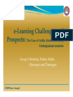 E-Learning Challenges and Prospects Presentation