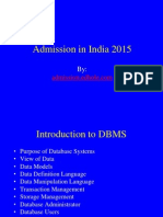 Admission in India 2015