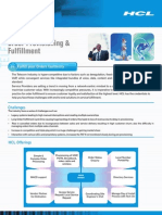 HCLT Brochure: Telecom Services - Order Provisioning and Fulfillment Management Services