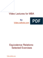 Video Lecture For MBA