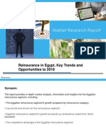 Market Research Report: Reinsurance in Egypt, Key Trends and Opportunities To 2018