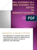 The Nature and Scope of Managerial Economics