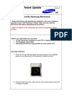 Samsung LCD TV Flash Update Method