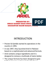 Ariel Detergent Market Share Analysis in Pakistan