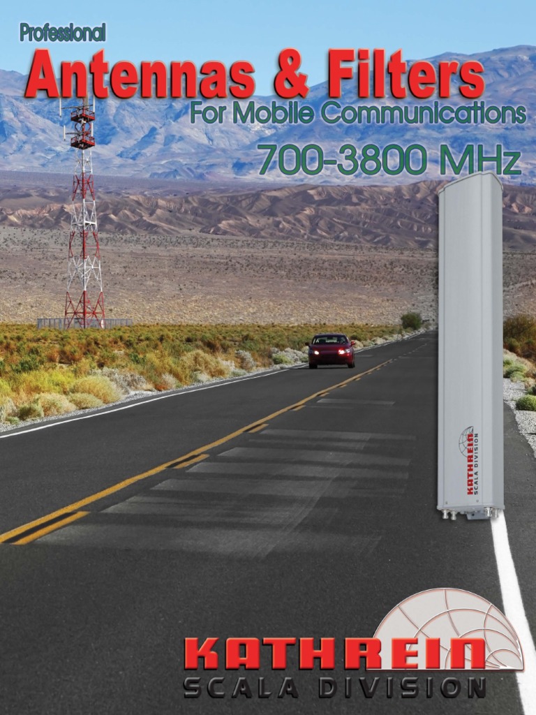 Kathrein Antenna Catalogue PDF Electronic Engineering Wireless
