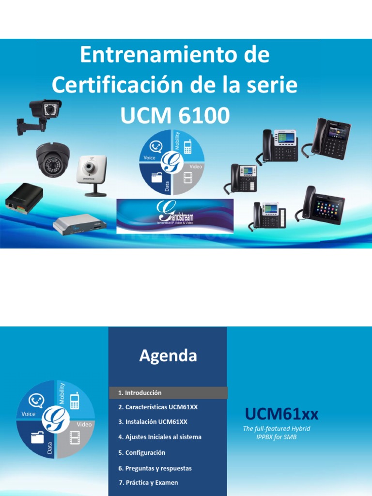 Certificación UCM 6100: Guía Completa | PDF | Respuesta de Voz ...