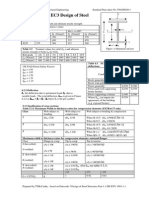 EC3 Design of Steel