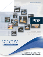 Vaccon Catalog - Vacuum Pumps, Cups, Accessories, & End-Of-Arm Tooling - Updated 2014