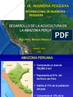 Desarrollo de La Acuicultura en La Amazonía Peruana
