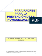 Guia Para Padres Para Prevenir La Homosexualidad